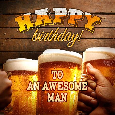 manly happy birthday images